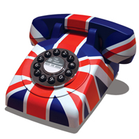 Protelx GPO Union Jack telephone