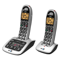 BT 4500 DECT Cordless Big Telephone with Answering Machine - Twin