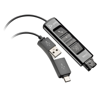 Poly DA85 USB to QD Black Adapter